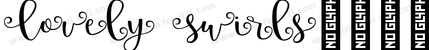 Lovely Swirls字体转换